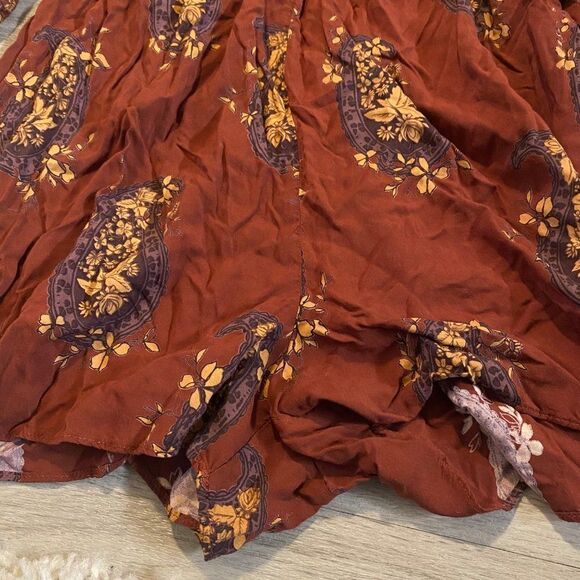 Ecote deep v neck long sleeve short romper size 4 - Picture 4 of 8